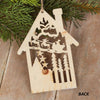 Image of 4-3/8" x 6" Woodland Christmas Eve Ornament (Pack of 48)