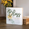 Image of Bless Our Nest Pattern Side Box Sign