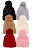 Image of Braided Knitted Fuzzy Sherpa Fleece Lined Beanie