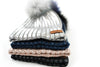 Image of Britt's Knits Glacier Knit Pom Hat Open Stock