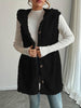 Image of Double-sided plush single-breasted cardigan