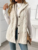 Image of Double-sided plush single-breasted cardigan