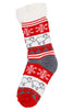 Image of Women's Christmas Fuzzy Lounge Mid-Crew Socks - Random
