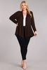 Image of X9029-140 Essential Plus Size Knit Cardigan