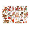 Image of Vintage Reindeer Games Ephemera | Deer Cutouts, DieCuts, Woodland