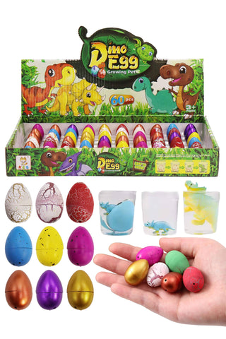 Mini Dinosaur Water Grow & Hatch Egg - 60 Pcs