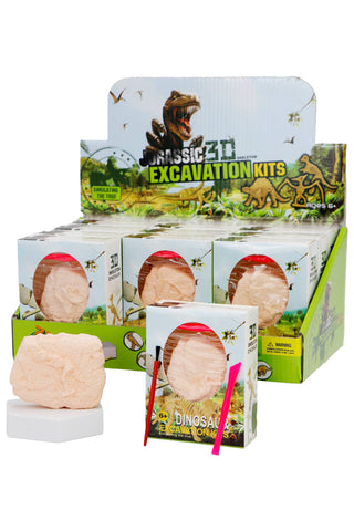 Dinosaurs Fossil Excavation Tool Kit - 12 Pcs