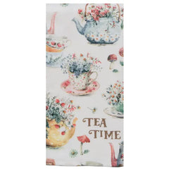 Tea Time Dual Purpose Towel - kaydee terry towel