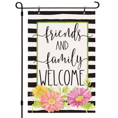 Gerbera Daisy Reversible Reusable Multi-Image Garden Flag