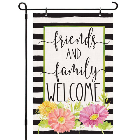 Gerbera Daisy Reversible Reusable Multi-Image Garden Flag
