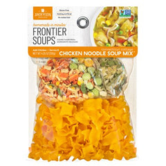 Chicken Noodle Soup is a home-style medley of colorful peas, carrots and corn