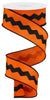 Image of Halloween Fall 1.5" Orange Black Ric Rac Ribbon Wired, 10yds