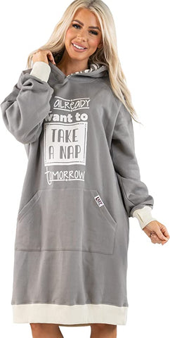 Sleep Hoodie - I Already Want to Take a Nap Tomorrow - Choose Size S/M or L/XL