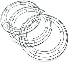 Deco Mesh Wreath Frames - 3 pieces of 14" mesh frame for deco mesh wreath front door deco mesh wreath kits deco mesh wreath frames