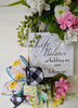 Image of Summer, Ladder Wall Hanging with sign and Florals, 12" x 8" Great for your home or Gifting