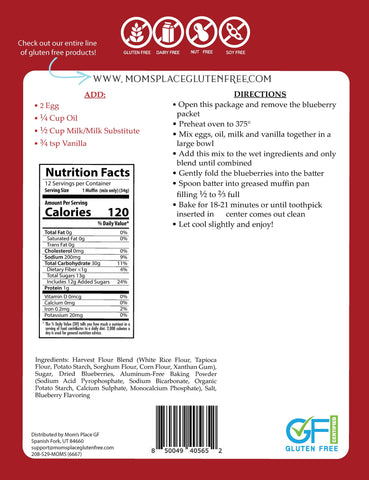 Gluten-Free Blueberry Muffin Mix