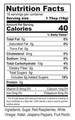 Raspberry Jalapeno Jam - Half Pint