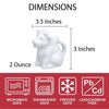 Image of HIC Kitchen Mini Cow Creamer With Handle, 2oz