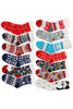 Image of Women's Christmas Fuzzy Lounge Mid-Crew Socks - Random