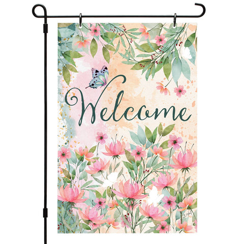 Welcome Friend Reversible Reusable Multi-Image Garden Flag