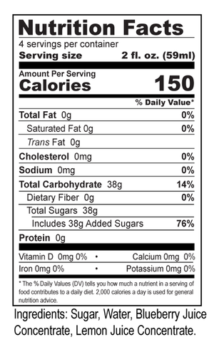 Blueberry Syrup - 8 fl. oz.