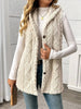 Image of Double-sided plush single-breasted cardigan