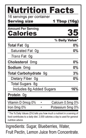 Blueberry Jam - Half Pint