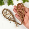 Image of Mini Natural Grapevine Snow Shoes -Select Size