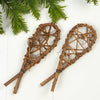 Image of Mini Natural Grapevine Snow Shoes -Select Size