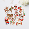 Image of Vintage Dasher Reindeer Ephemera | Deer Cutouts, DieCuts, Woodland, Christmas