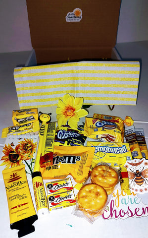 Gift of Sunshine in a Box to Brighten your Day!  Mother's Day, Care Package, Snack Box, College Care Package, Get Well, Thinking of You Gift