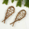 Image of Mini Natural Grapevine Snow Shoes -Select Size