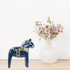Image of Blue Dalarna Wooden Horse