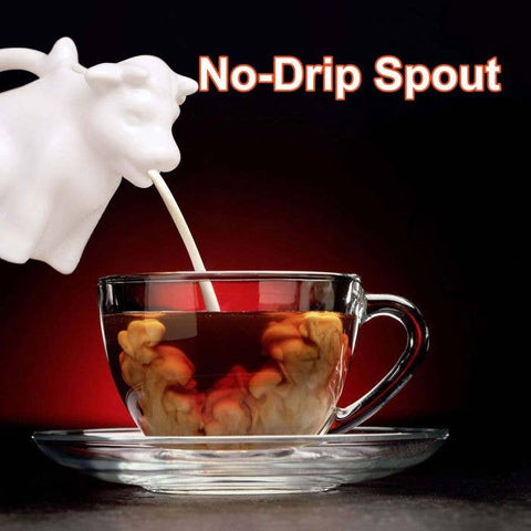 HIC Kitchen Mini Cow Creamer With Handle, 2oz