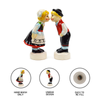Image of Cute Salt & Pepper Shakers Norwegian Sitting Couple