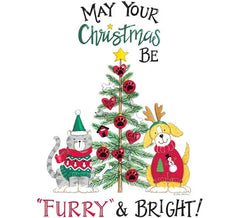 Furry & Bright Terry Tea Towel