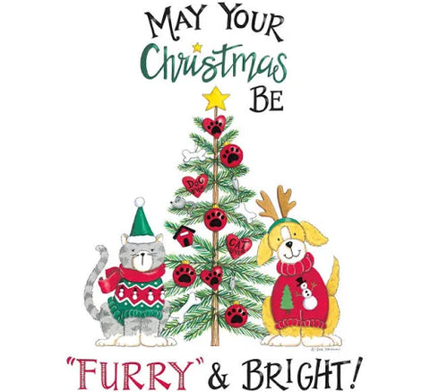 Furry & Bright Terry Tea Towel