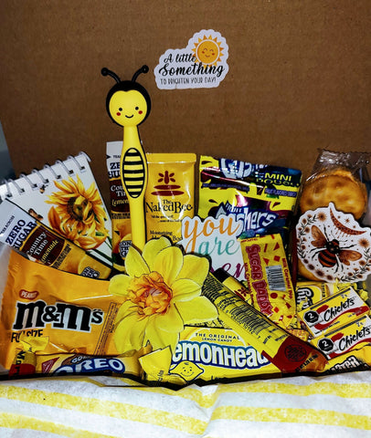Gift of Sunshine in a Box to Brighten your Day!  Mother's Day, Care Package, Snack Box, College Care Package, Get Well, Thinking of You Gift