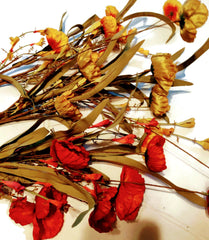 Fall Florals set of 3 different colors (set of 3) - 35" tall great for all of your fall decor