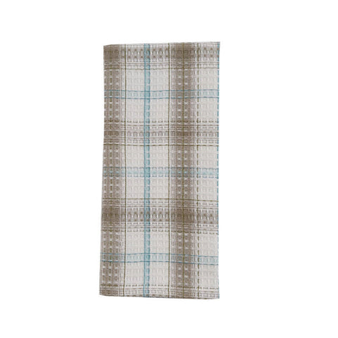 Lake Livin' Waffle Weave Kitchen Hand Towel Dishtowel - 1 piece for Cabin, Lake,