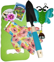 Womens Birthday, Garden Gift Set, Garden Gloves, Garden Decor,