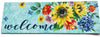 Image of Sunflower Welcome Sign, Sunflower, Sunflower Welcome sign for front porch, Front porch wreath sign, signs for wreaths sign for wreath making