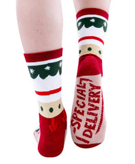 Special Delivery Elf Socks - Great gift idea or just fun and warm to wear
